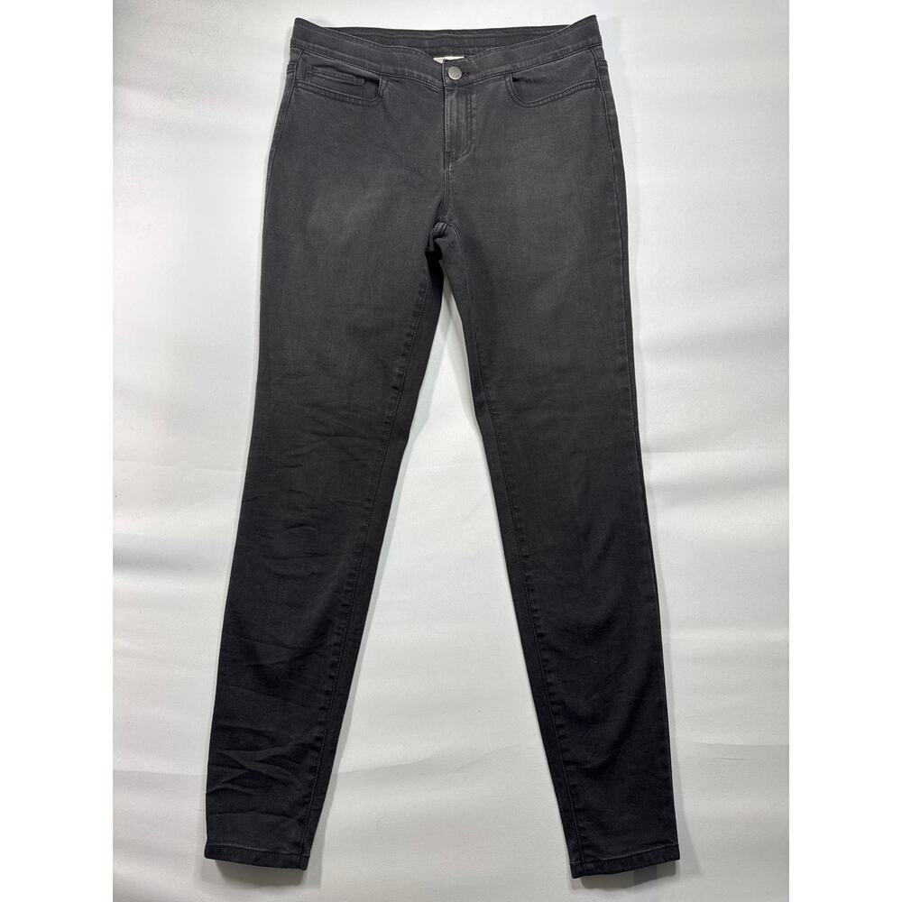 J.Jill Denim Women's Skinny Black Denim Jeggings - Size 10 Tall (32x31)